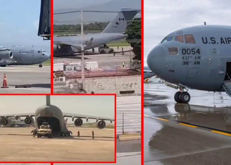 ABD ve Kanada askerleri Haiti’ye indi! Halk isyanda: İşgal ediliyoruz