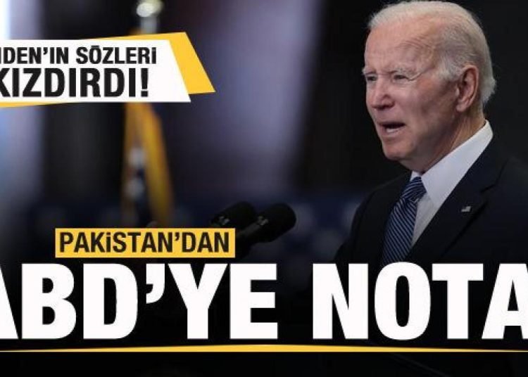Biden’in sözleri kızdırdı! Pakistan’dan ABD’ye nota!