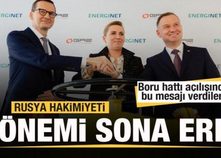 Boru hattı açılışında mesaj: Rusya hakimiyeti dönemi sona erdi