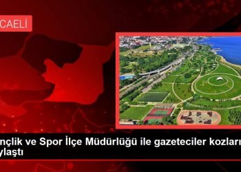 Gençlik ve Spor İlçe Müdürlüğü ile gazeteciler kozlarını paylaştı