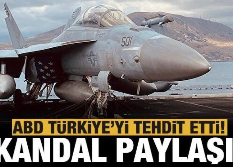 Girit’e uçak gemisini yanaştıran ABD’den skandal paylaşım!