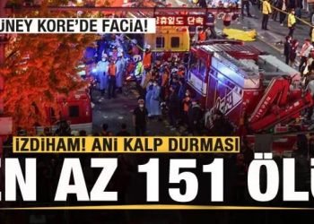 Güney Kore’de facia: İzdihamda ölenlerin sayısı 151’e yükseldi