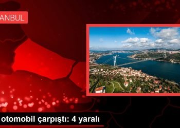 İki otomobil çarpıştı: 4 yaralı