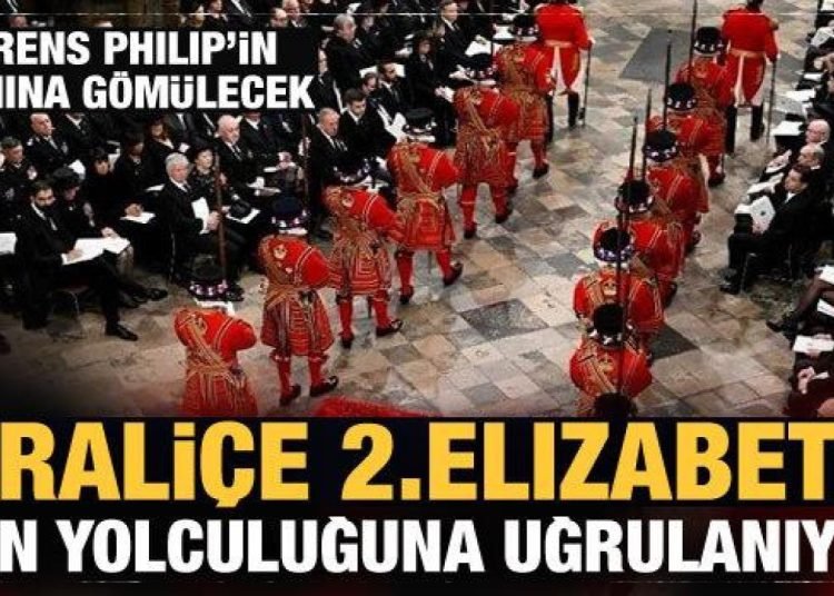 İngiltere Kraliçesi 2. Elizabeth cenaze töreni başladı!