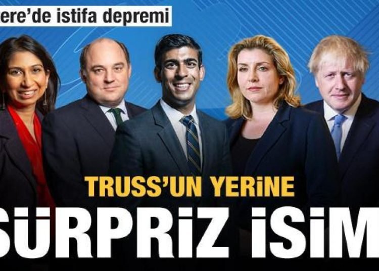 İngiltere’de istifa eden Liss Truss’un yerine sürpriz isim