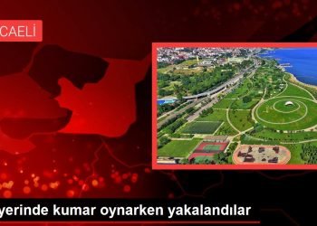 İş yerinde kumar oynarken yakalandılar