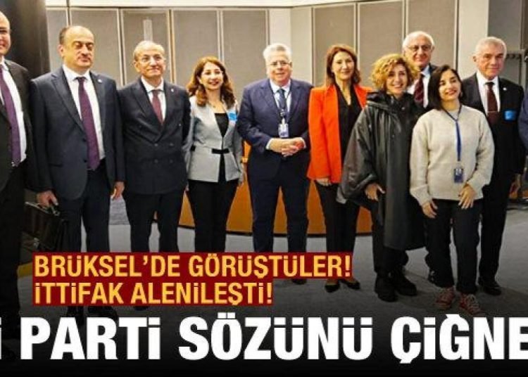 İYİ Parti ile HDP, Brüksel’de bir araya geldi