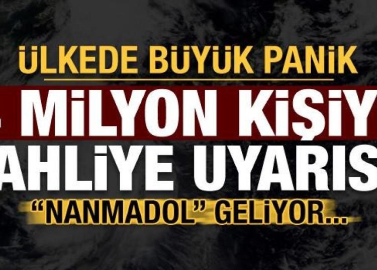 Japonya’da büyük panik: 4 milyon kişiye tahliye uyarısı! Nanmadol tayfunu geliyor…