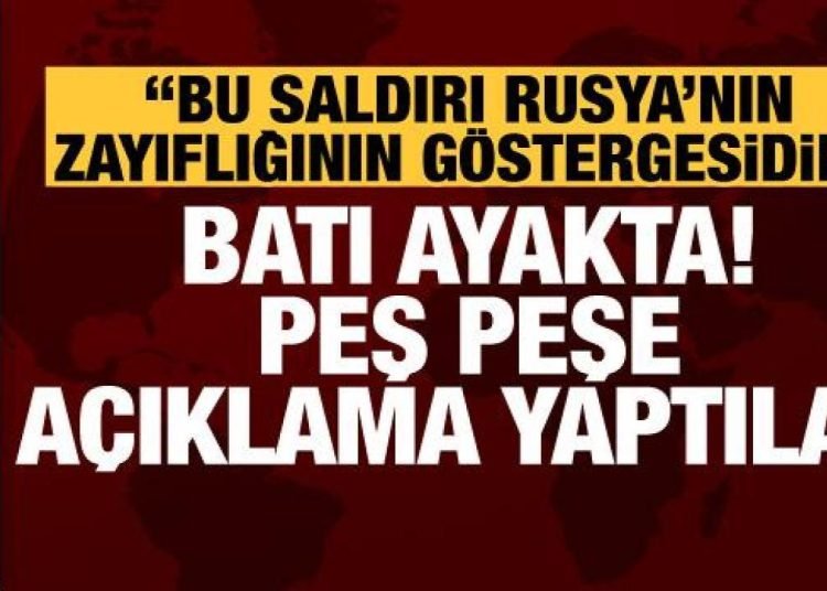 Kiev’deki patlamalara dünyadan tepkiler: Bu saldırı Putin’in zayıflığının göstergesidir
