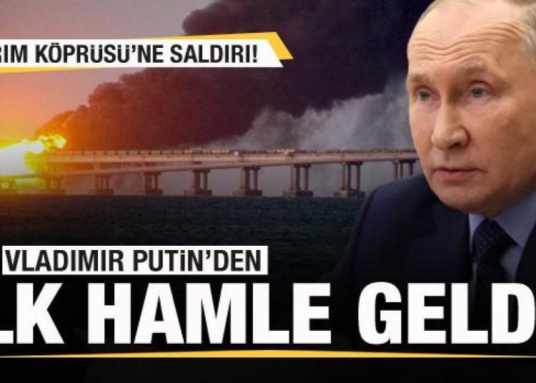Kırım Köprüsü’nde patlama! Putin’den flaş hamle!