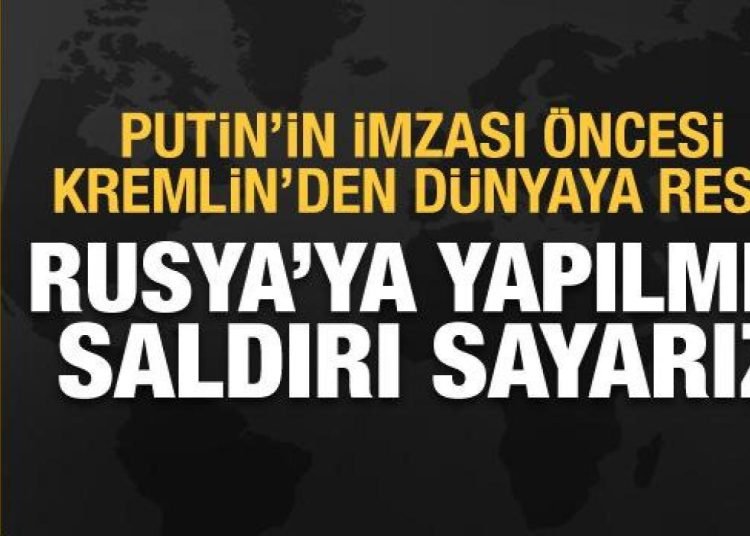 Kremlin: Bu 4 bölgeye yapılacak saldırıyı Rusya’ya yapılmış sayacağız