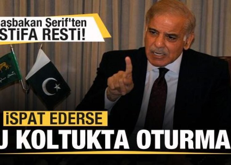 Pakistan Başbakanı Şerif’ten İmran Han’a cevap! İstifa resti!