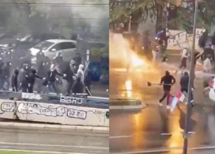Sırbistan’da LGBT karşıtlarına polis müdahalesi