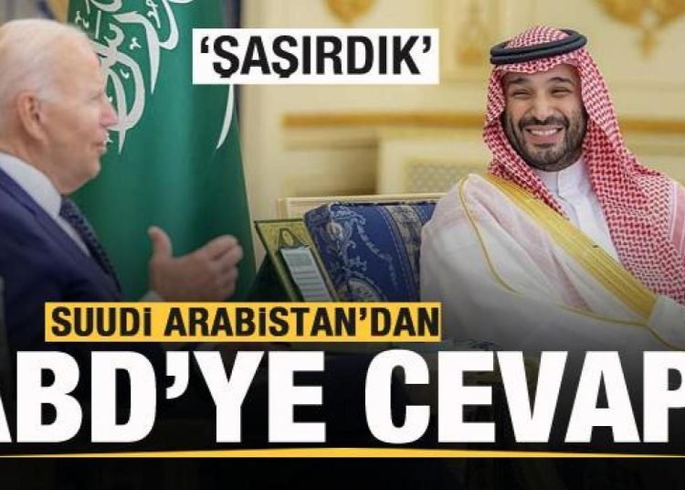 Suudi Arabistan’dan ABD’ye cevap: Suçlamalara şaşırdık