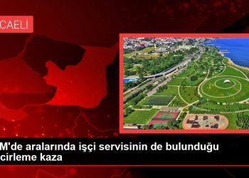TEM’de aralarında işçi servisinin de bulunduğu zincirleme kaza