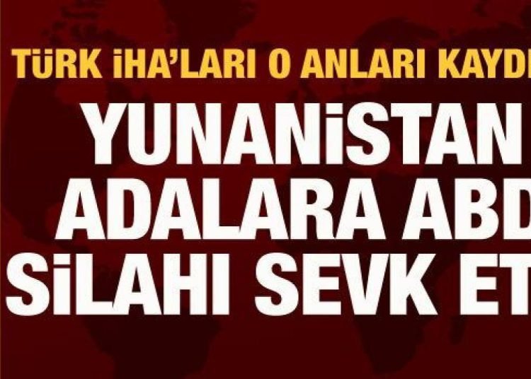 Yunanistan, Adalara ABD silahı sevk etti