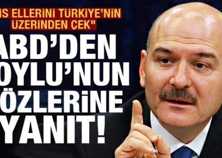 ABD’den Soylu’nun “Pis ellerini Türkiye’nin üzerinden çek” sözlerine yanıt