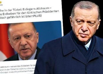 Alman dergisi depremler üstünden siyaset yaptı: Erdoğan tehlikede