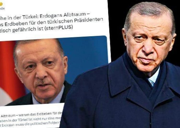 Alman dergisi depremler üstünden siyaset yaptı: Erdoğan tehlikede
