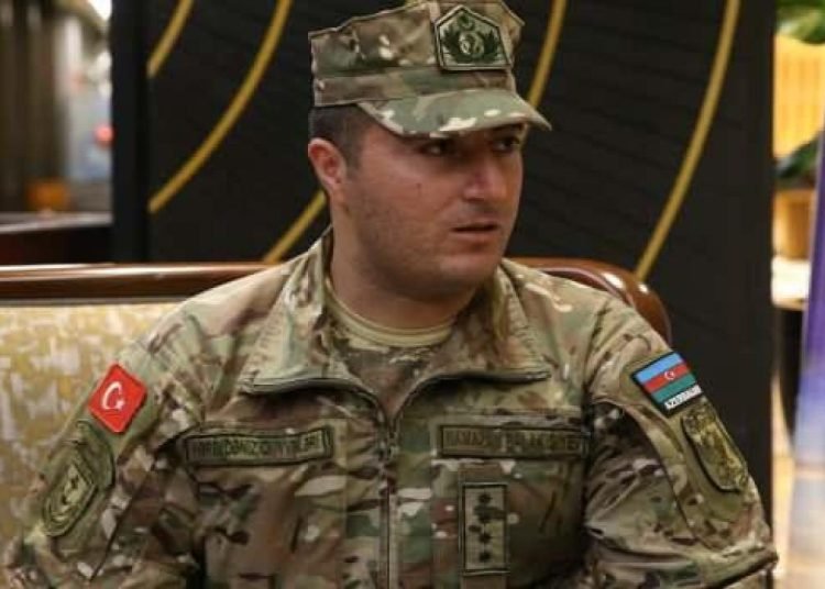 Azerbaycanlı askerlerden “gönlümüz Türkiye’de” mesajı