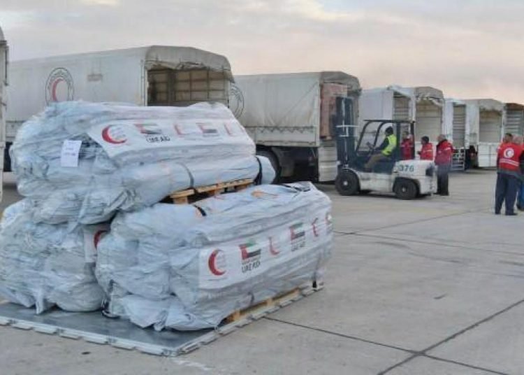 BAE, Türkiye ve Suriye’ye 22 uçak ile yardım gönderdi