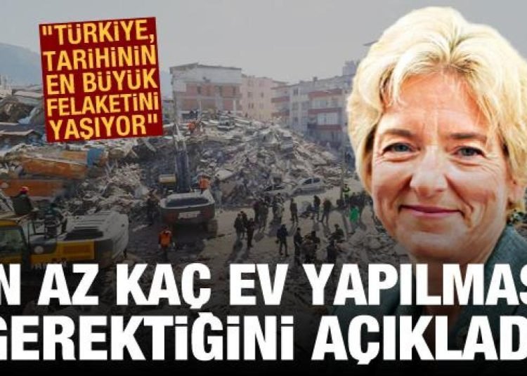 BM: Türkiye, tarihinin en büyük felaketini yaşıyor; en az 500 bin yeni ev gerekiyor