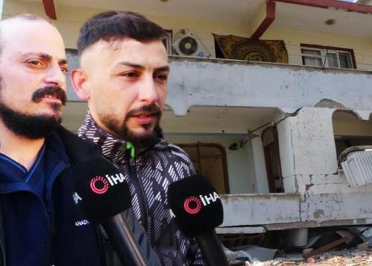 Evleri bombalanınca Suriye’den kaçan ailenin Türkiye’deki evi de depremde yıkıldı