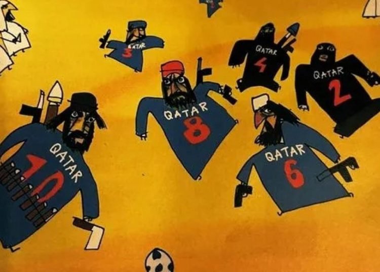 Fransız gazetesinden Katar’la ilgili çirkin karikatür