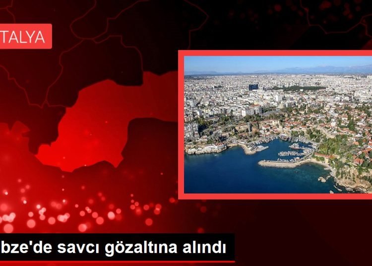Gebze’de savcı gözaltına alındı