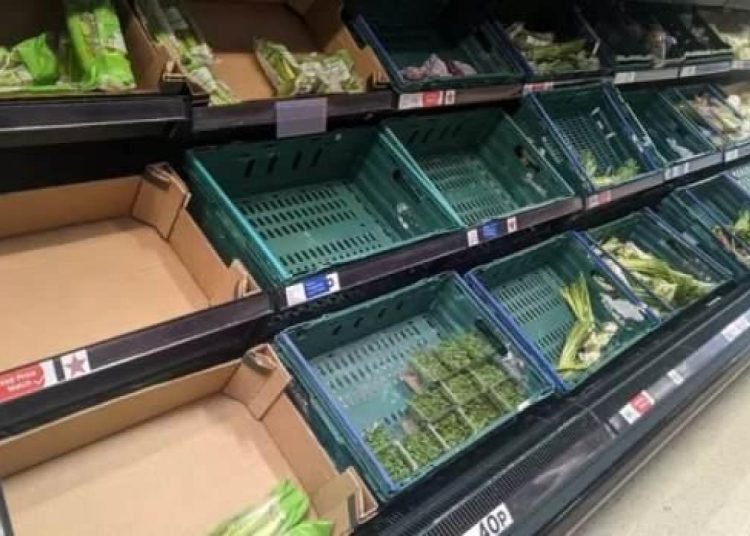 İngiltere’de bazı marketler sebze meyve satışına sınırlama getirdi