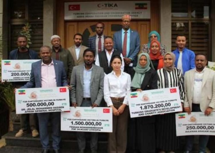 İş savaş ve ekonomik krizle mücadele eden Etiyopya’dan Türkiye’ye anlamlı yardım