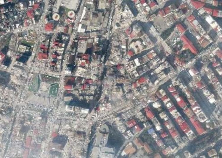 İşte depremin yıktığı şehirlerin uydu görüntüleri