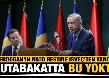 İsveç’ten Erdoğan’a yanıt: NATO mutabakatında din konusu yok