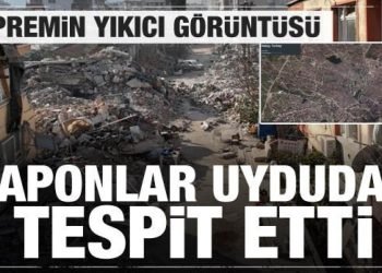 Japonlar uydu görüntüsünü paylaştı! Depremin büyüklüğü gözler önüne serildi