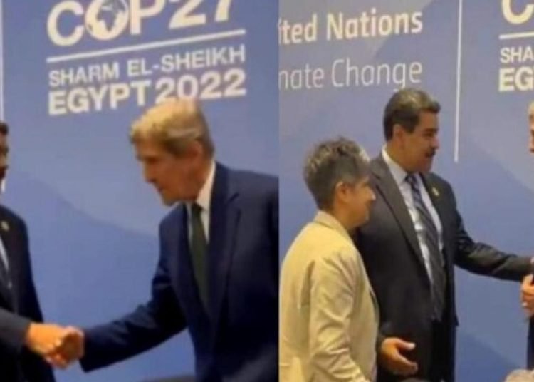 John Kerry’den Maduro’ya büyük saygı! ABD bükemediği eli sıktı