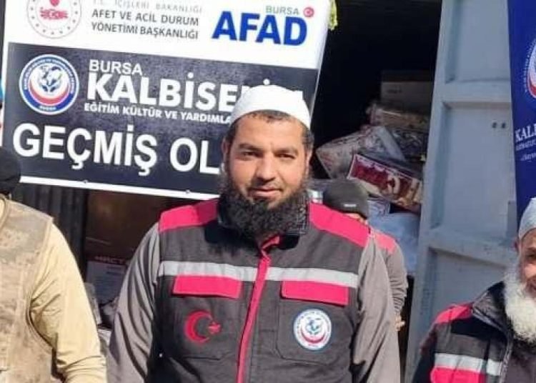 Kahramanmaraş’ta arama-kurtarma çalışmalarına katılan Filistinli Hamdallah şehit oldu!