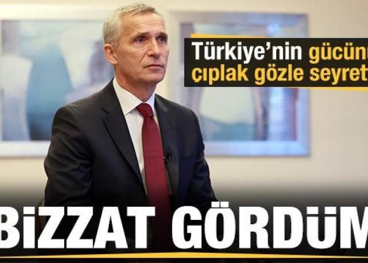 NATO Genel Sekreteri Stoltenberg, Türkiye’nin gücünü çıplak gözle seyretti: Bizzat gördüm