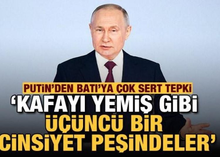 Putin’den, Batı’ya üçüncü cinsiyet tepkisi! Rus halkını bu tehlikeden koruyacağız