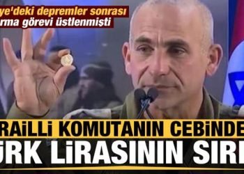 Türkiye’de kurtarma görevi üstlendi! İsrailli komutanın cebindeki Türk lirasının sırrı
