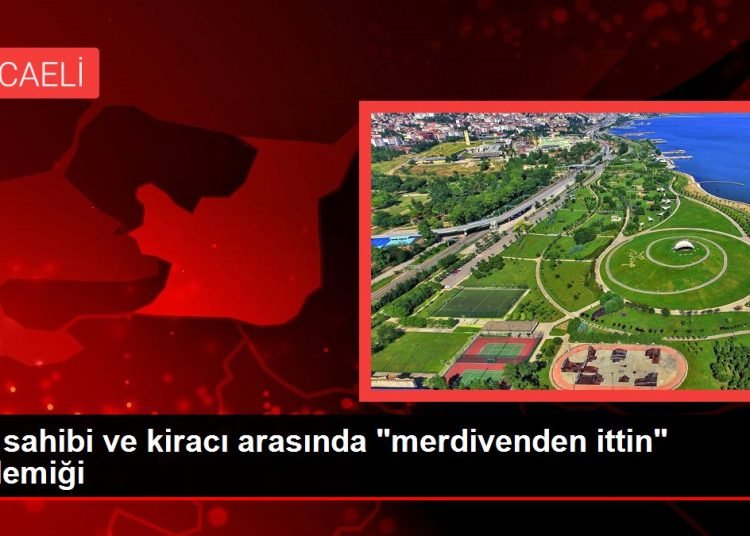 Ev sahibi ve kiracı arasında “merdivenden ittin” polemiği