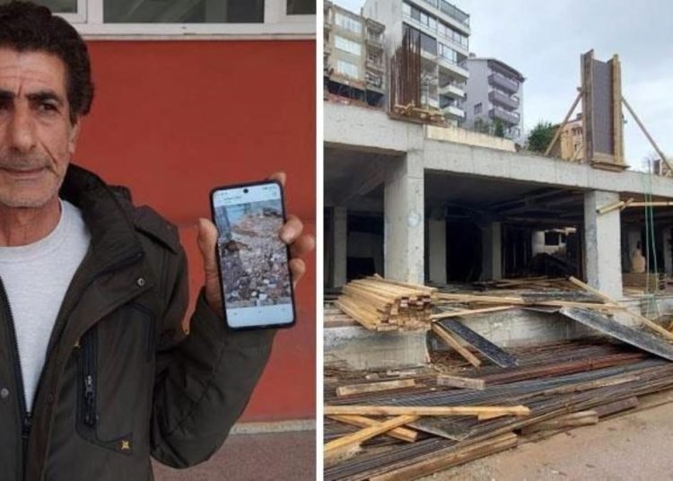 İnşaat kalfasından, yapımına devam edilen 8 katlı binayla ilgili vahim iddia: Kiriş ve kolonları toprakla doldurdular