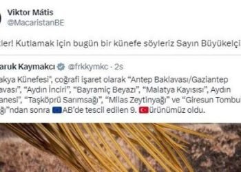Macaristan Büyükelçisi Matis’ten ‘künefe’ paylaşımı