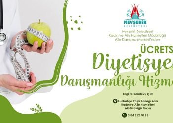 Nevşehir Belediyesi Aile Danışma Merkezi’nde Ücretsiz Diyetisyen Danışmanlığı Hizmeti