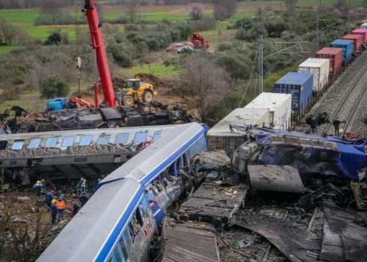 Yunanistan’da tren kazasında can kaybı 43’e yükseldi
