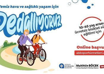 Antalya Büyükşehir Temel Bisiklet Sürüş Eğitimlerine devam ediyor