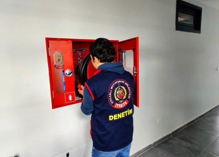 Kocaeli Şehir Hastanesi’nde yangın denetimi