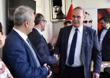 Malkara Belediye Başkanı Ulaş Yurdakul CHP Malkara İlçe Başkanlığında Düzenlenen Bayramlaşma Programına Katılım Sağladı