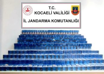 Kocaeli’de çok sayıda tarihi eser ve binlerce makaron ele geçirildi