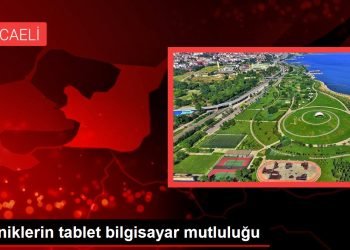Miniklerin tablet bilgisayar mutluluğu