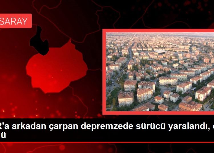 TIR’a arkadan çarpan depremzede sürücü yaralandı, eşi öldü